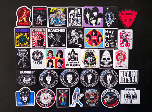 Classic punk rock stickers - punk,