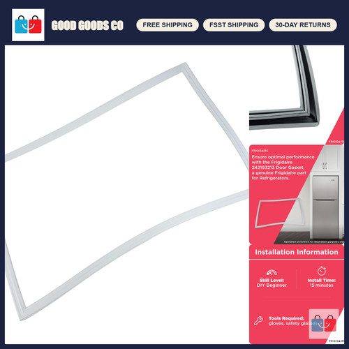 Refrigerator door gasket - door,