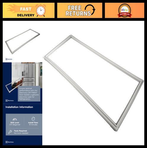 Refrigerator door gasket seal - door,
